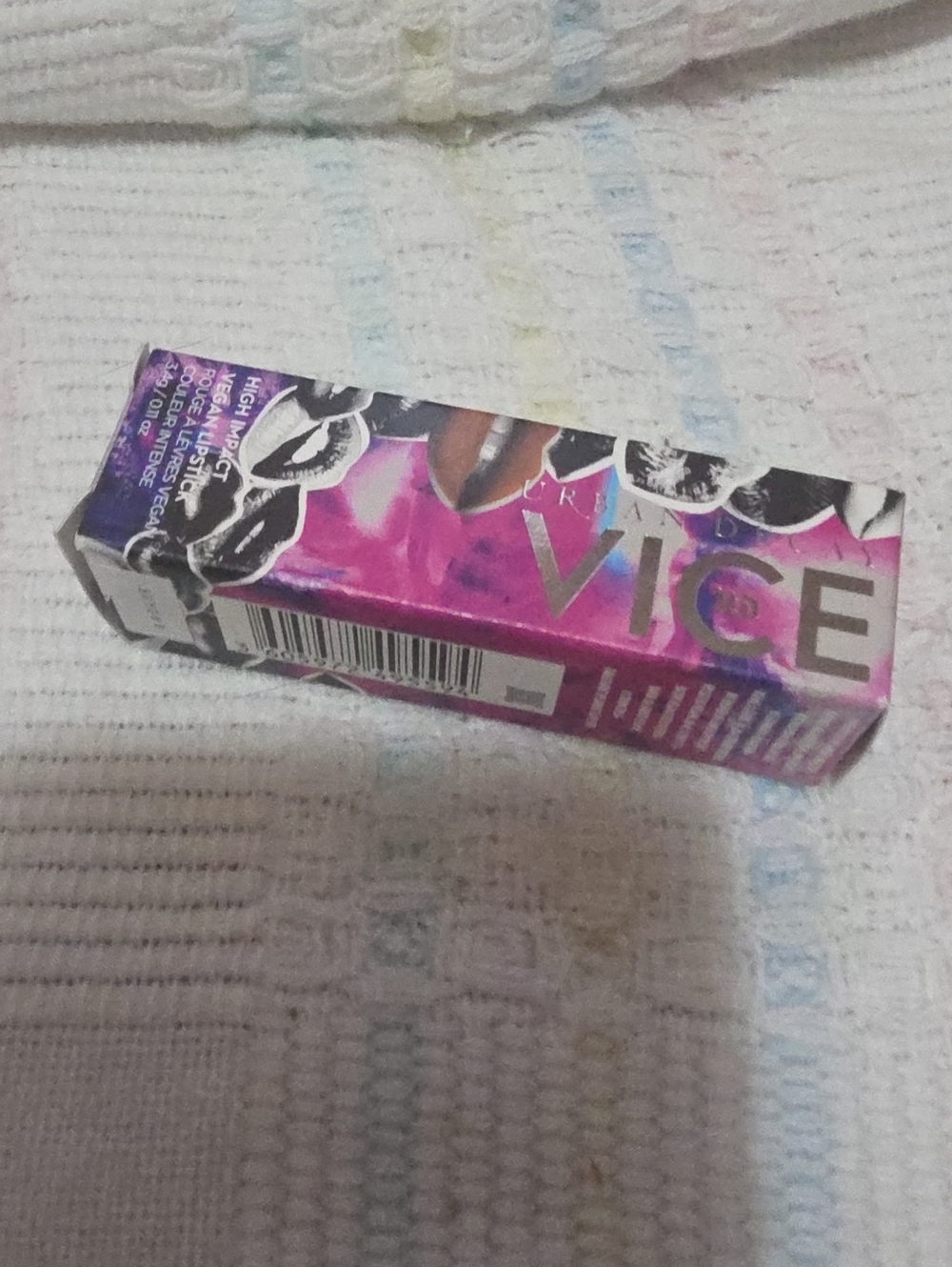 URBAN DECAY Vice Matte Lipstick, 1993, New, Original Box, Bold Brown Color